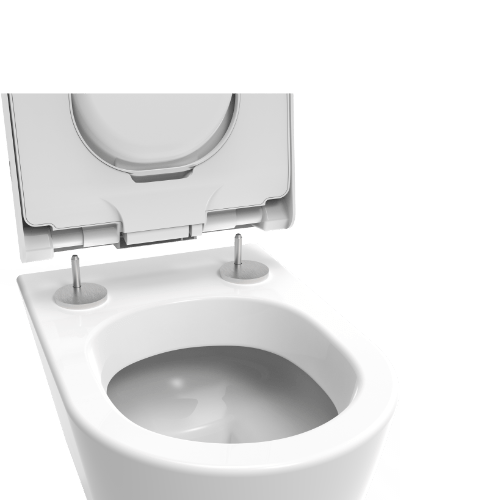 Installation of PURE-D toilet seat step 4